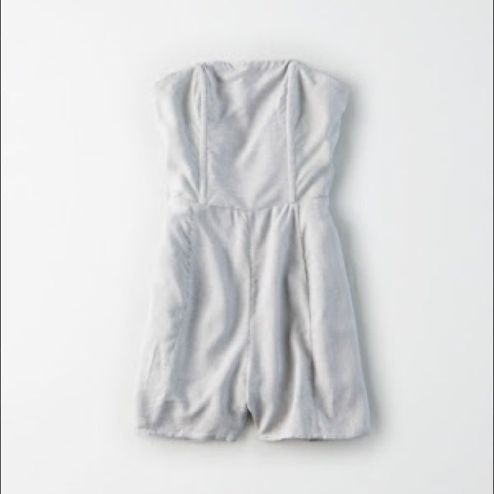 AmericanEagle Tie Back Rube Romper